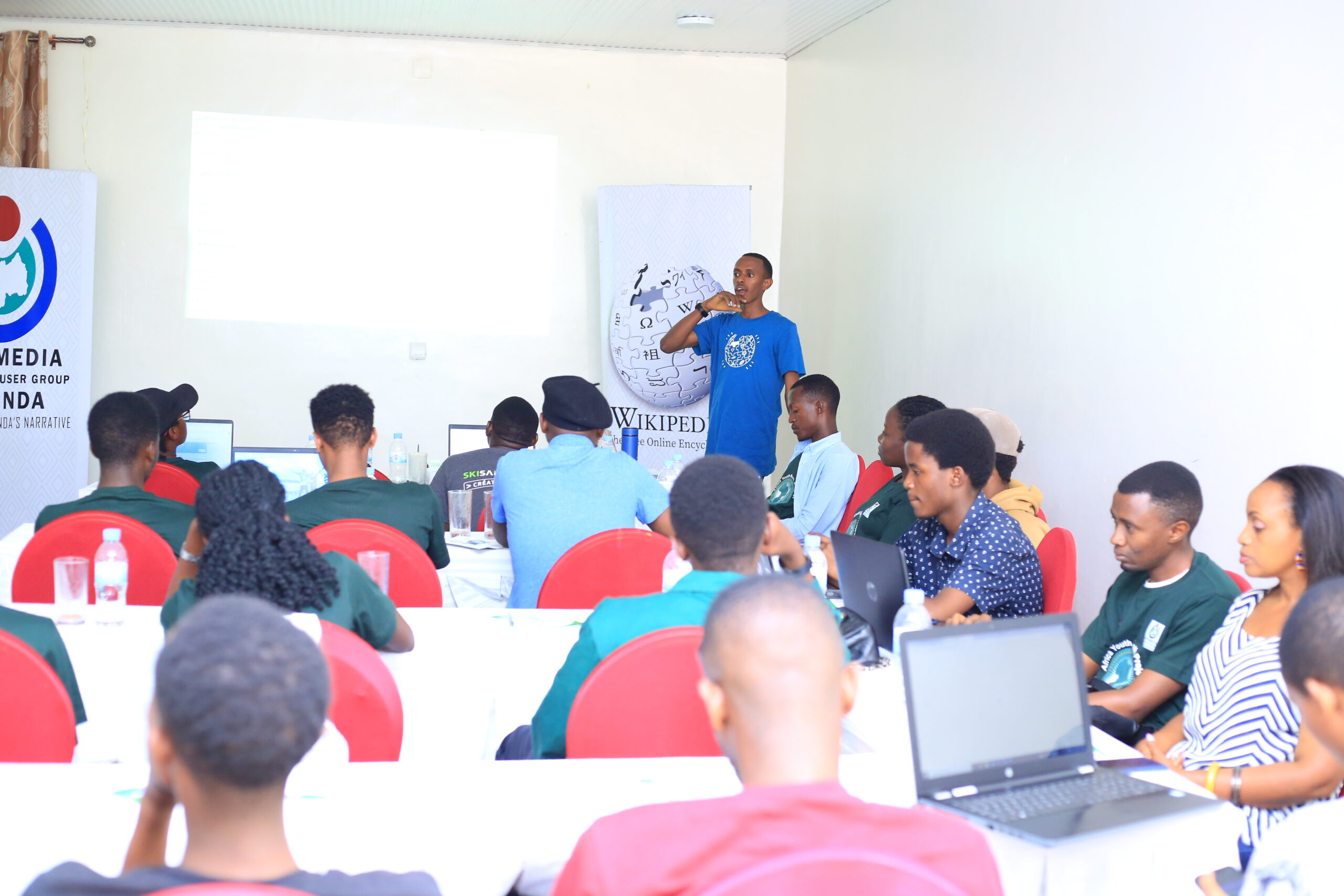 During the WikiForHumanRights Campaign Launch